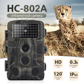 H-802A Army Green 20MP/0.3 seconds start, 3 PIR HD outdoor waterproof hunting infrared night vision camera